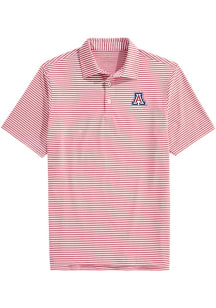 Vineyard Vines Arizona Wildcats Mens Cardinal Red Winstead Short Sleeve Fashion Polo