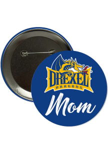 Drexel Dragons 3" Mom Button - Navy Blue