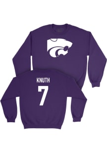 Jacob Knuth K-State Wildcats Mens Purple NIL Legacy Player Crew