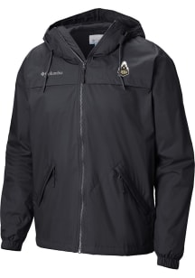Columbia Purdue Boilermakers Mens Black Heat Seal Oroville Creek Medium Weight Jacket