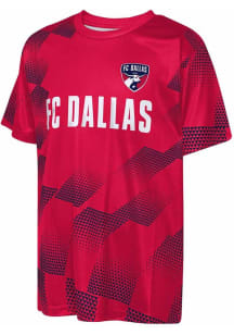 FC Dallas Youth Red Sheer Thrill Short Sleeve T-Shirt