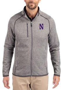 Cutter and Buck Northwestern Wildcats Mens Purple Mainsail Medium Weight Jacket