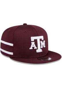 New Era Texas A&M Aggies Maroon DL Patch Stripe 9FIFTY Mens Snapback Hat