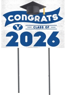 BYU Cougars KH Sports Fan Class of 2026 Yard Sign - Navy Blue