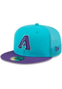 New Era Arizona Diamondbacks Mens Teal City Connect Batting Practice 59FIFTY Fitted Hat