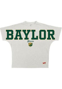 Pressbox Baylor Bears Womens Oatmeal Flannigan Short Sleeve T-Shirt