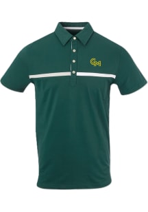 George Mason University Mens Green SNEAD Short Sleeve Fashion Polo