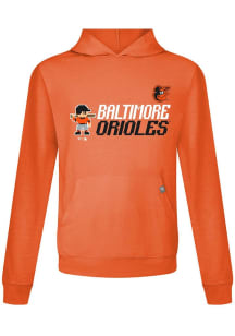 Levelwear Baltimore Orioles Mens Orange Relay 8-Bit Baseball Hood