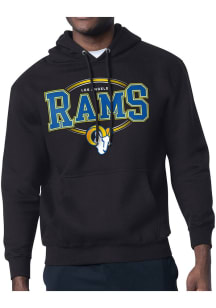 Starter Los Angeles Rams Mens Black Team Track Long Sleeve Hoodie