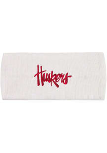 LogoFit Nebraska Cornhuskers White Polar Mens Knit Hat