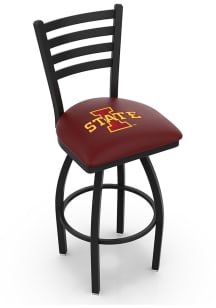 Iowa State Cyclones High Back Swivel Pub Stool - Black