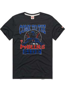 Homage Philadelphia Phillies Black Star Wars Dark Side Short Sleeve Fashion T Shirt