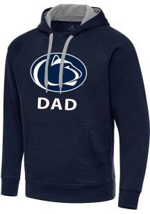 Antigua Penn State Nittany Lions Mens Navy Blue Dad Victory Long Sleeve Hoodie