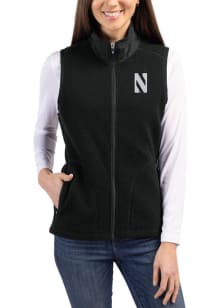 Cutter and Buck Northwestern Wildcats Womens Purple Cascade Sherpa Vest