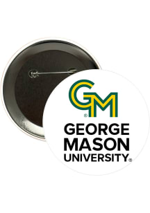 George Mason University Main 3in Button - Green