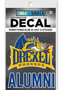 Drexel Dragons Alumni Auto Decal - Navy Blue