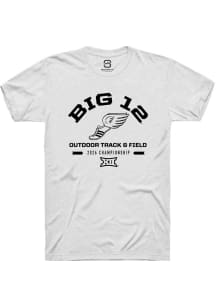 Summit Sportswear Big 12 White 2026 Outdoor Track & Field Championship Short Sleeve T Shirt