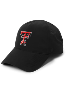 Texas Tech Red Raiders Black Performance Ponyback Womens Adjustable Hat