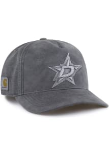 47 Dallas Stars Carhartt Garment Dyed Tonal Hitch RF Adjustable Hat - Charcoal