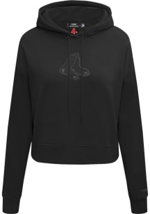 Pro Standard Boston Red Sox Womens Black Neutral Hooded Sweatshirt