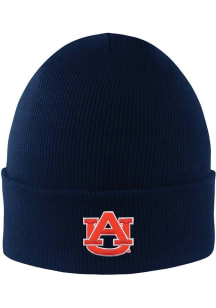 LogoFit Auburn Tigers Navy Blue Northpole Cuffed Mens Knit Hat