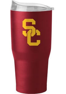 Logo Brands USC Trojans Flipside Style Stainless Steel Tumbler - Cardinal
