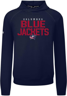 Levelwear Columbus Blue Jackets Navy Blue Mandate Carve Long Sleeve T Shirt