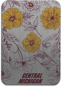 Central Michigan Chippewas Floral Mousepad
