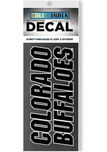 Colorado Buffaloes Licensed Mark Auto Decal - Black
