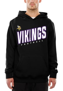 New Era Minnesota Vikings Mens Black Heart and Soul Hood