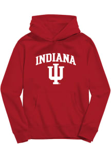 Vive La Fete Indiana Hoosiers Youth Crimson Primary Long Sleeve Hoodie