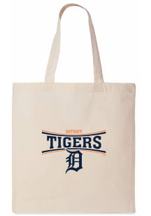Detroit Tigers White Canvas Tote