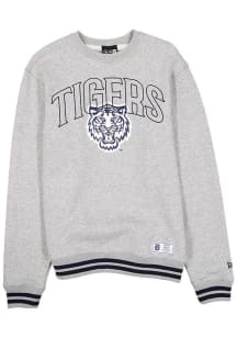 New Era Detroit Tigers Mens White City Connect Long Sleeve Crew Sweatshirt