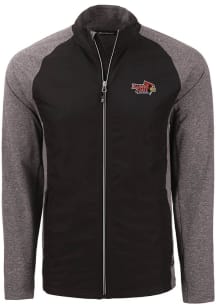 Cutter and Buck Illinois State Redbirds Mens Black Adapt Eco Big and Tall Light Weight Jacket