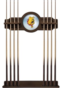 Ferris State Bulldogs Solid Wood Cue Rack Pool Table