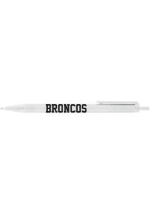 Western Michigan Broncos Biz Click Stick Single Pen - White