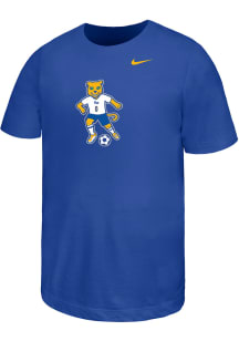Nike Pitt Panthers Youth Blue Soccer Roc Short Sleeve T-Shirt