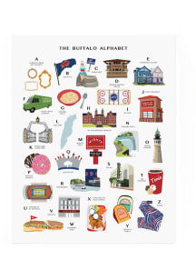 Buffalo Alphabet 11x14 Unframed Poster