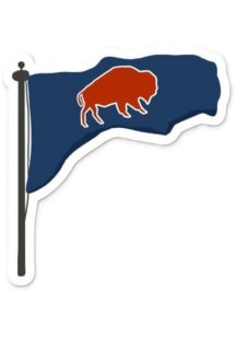Buffalo Flag Stickers - Blue
