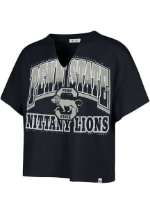 47 Penn State Nittany Lions Womens Navy Blue Win Big Short Sleeve T-Shirt