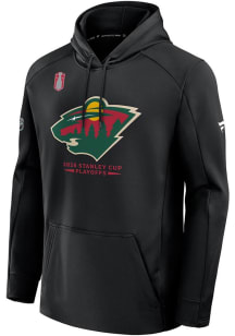Minnesota Wild Mens Black 2026 Playoff Participant Hood