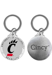 Cincinnati Bearcats Metal Keychain - Red