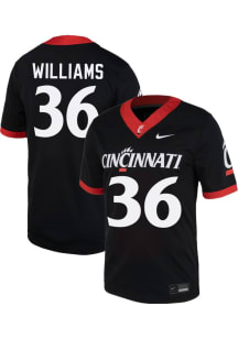 Xavier Williams  Nike Cincinnati Bearcats Black Football NIL Football Jersey