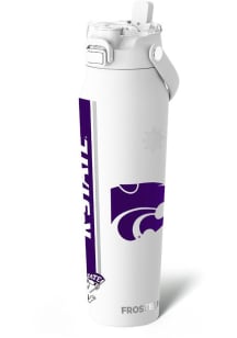 K-State Wildcats 32oz Bottle Buddy Stainless Steel Bottle - White