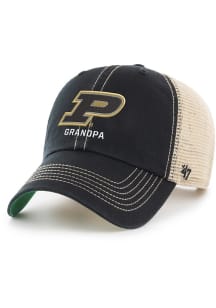 47 Purdue Boilermakers Grandpa Trawler Adjustable Hat - Black