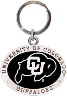 Colorado Buffaloes Metal Keychain - Black