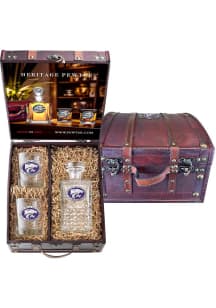 K-State Wildcats Heritage Chest Set Decanter Set