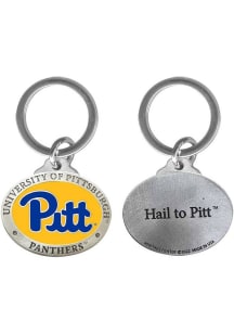 Pitt Panthers Metal Keychain - Yellow