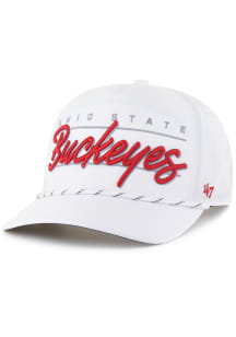 47 Ohio State Buckeyes Condor Hitch Adjustable Hat - White