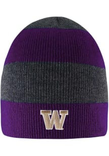 LogoFit Washington Huskies Dark Grey Columbia Mens Knit Hat